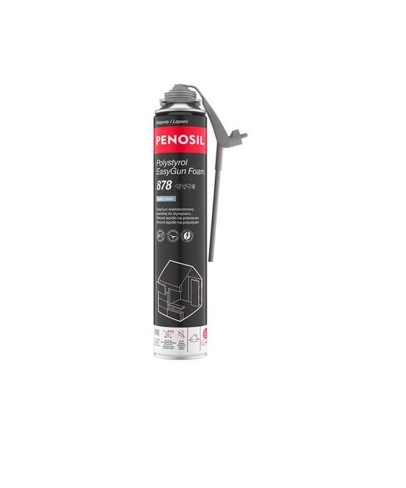 PENOSIL Polystyrol EasyGun 878 750ml. pianoklej do styropianu klej w pianie do XPS Wełny OSB płyt GK od -5 °C do +30 °C