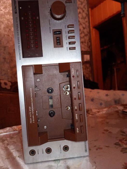 Magnetofon stereo Hi-fi UNITRA Etiuda 411D