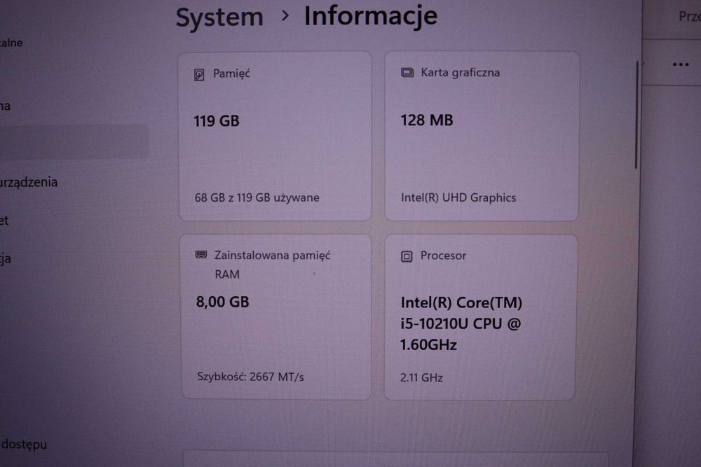 Laptop Dell Latitude 5410 14" Intel Core i5-10210U + 8 GB 128 GB SSD (7333)