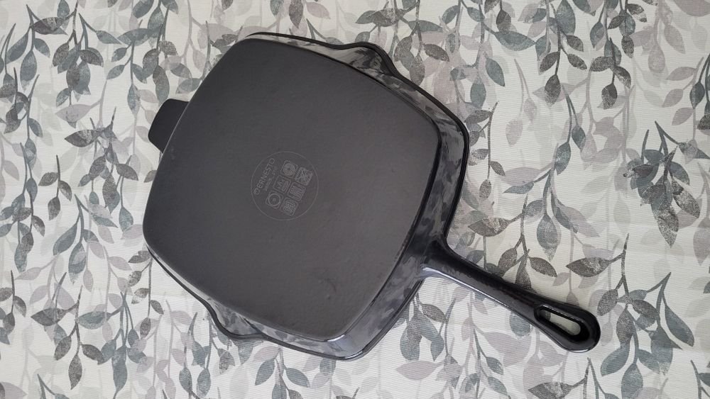 Frigideira Grill Quadrada em Ferro Fundido - ERNESTO
