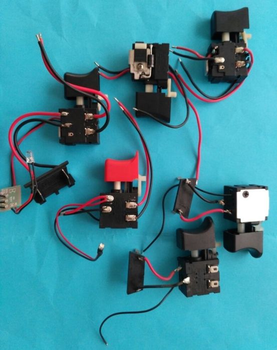 Кнопка  на болгарку вимикач дрелі шуруповерта перфоратора