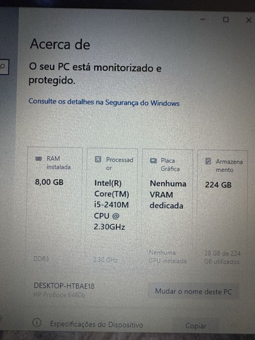 HP ProBook 6260b i5 8GB/256GB