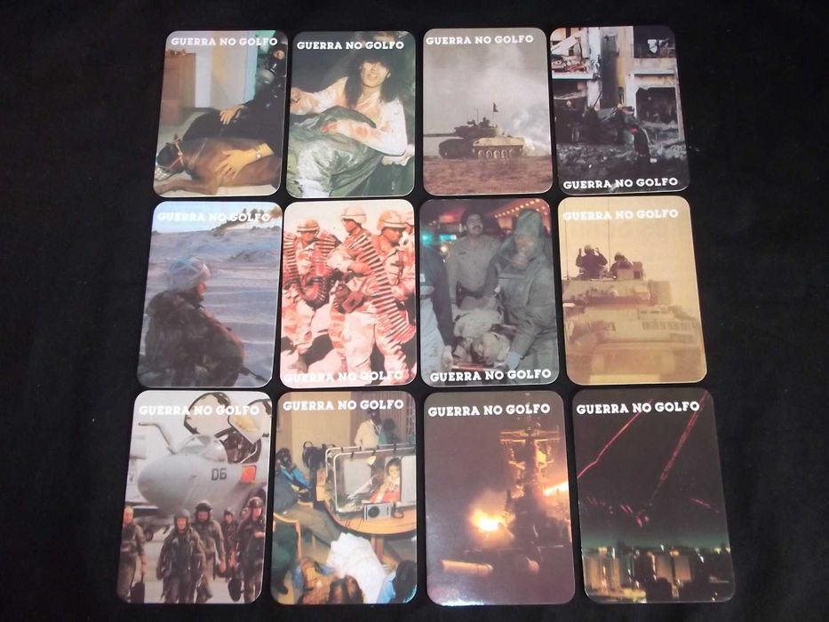 Colecção de 84 calendários Guerra do Golfo 1991