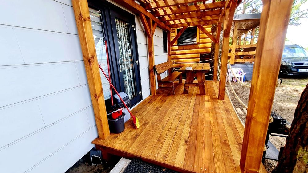 Domek letniskowy - Jezioro Turawskie - Przystań Turawa - Biały Domek Tiny House