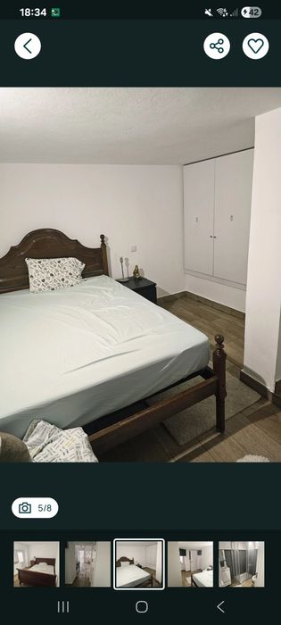 Apartamento T2 com pequeno pátio para arrendar