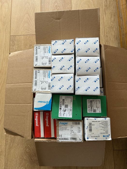 Wyłączniki nadprądowe,rcd