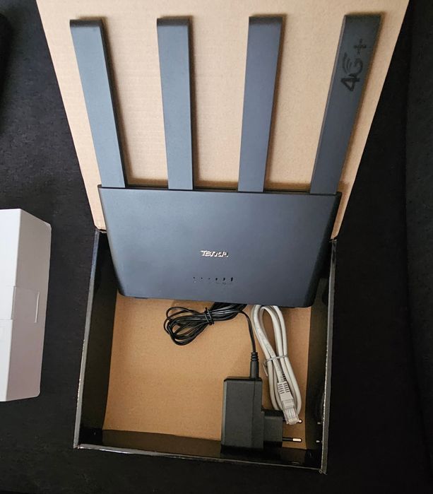 Tenda 4G08 - Router 4G+ cartão Sim, WiFi de Banda Dupla AC1200 CAT6