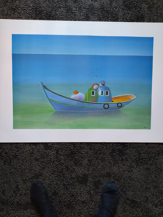 Litografia de Alfredo Luz, grande formato