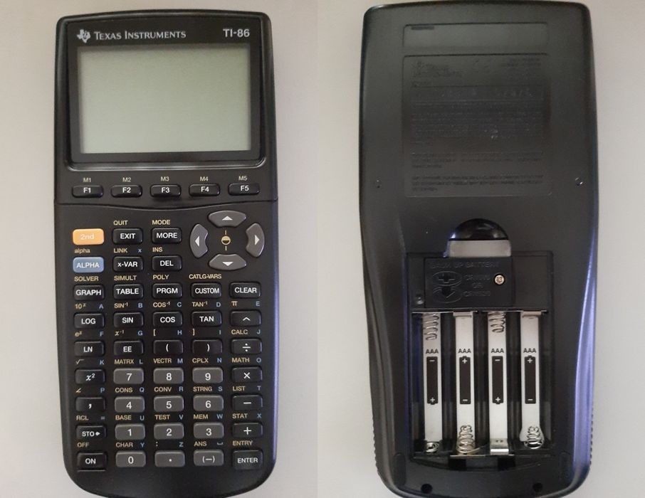 Calculadora grafica Texas Instrument  TI-86  com caixa e cabo PC original