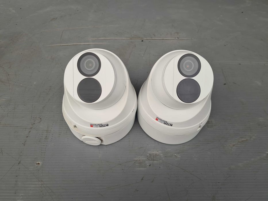 Monitoring 2szt Kamer IP Monitor Rejestrator Sejf Switch_PoE