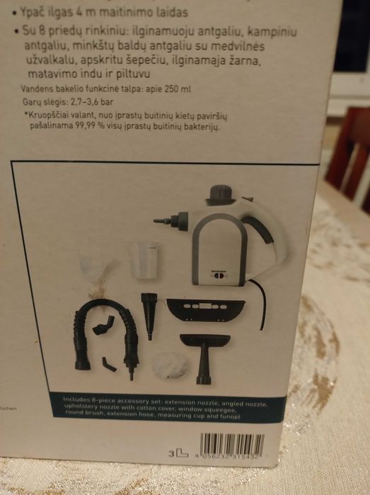 Odkurzacz ręczny parowy