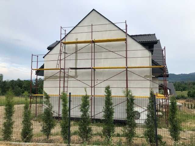 Rusztowanie elewacyjne Fasadowe poznańskie 192 m2 Nowe!
