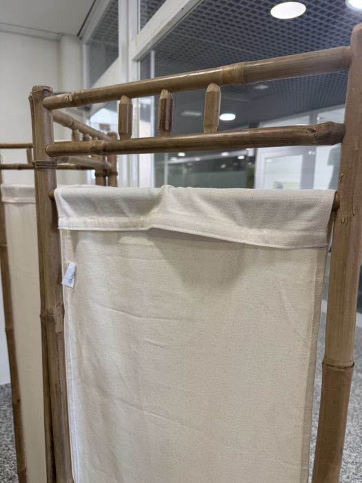 Biombo KAEL  3 em bambu 135,5 x 170 cm