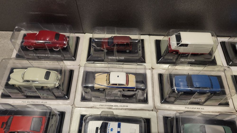 Legendy fso deagostini 1:43 modele hachette kap fiat polonez syrena