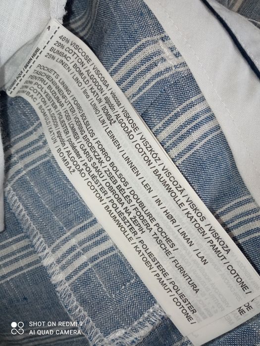 MANGO spodnie letnie, wiskoza+bawełna+len rozm.XS/34