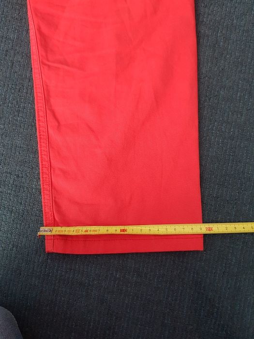 Calças Moschino vermelho modelo caipirinha skinny