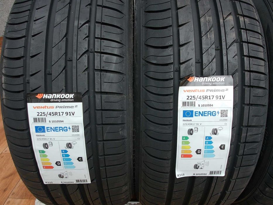 Hankook Ventus Prime2 225/45/17 91H Nowe z 2024r