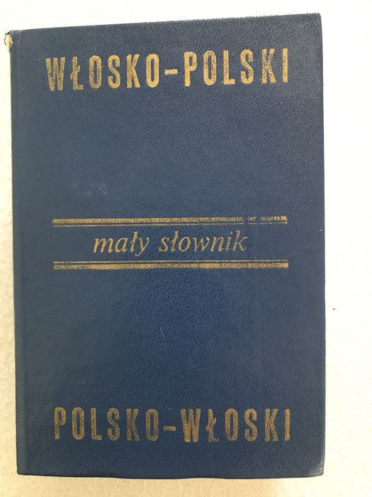 Słownik włoski sztywna oprawa