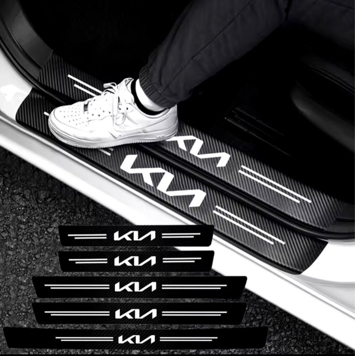 Захисні наклейки на пороши автомобіля KIA