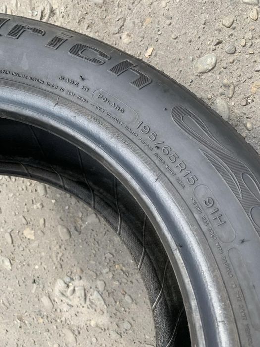 Шини 195/65 R15 пара BFGoodrich літо 6мм