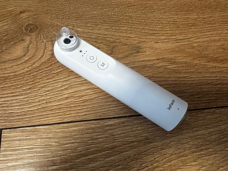 InFace Zoomin – Odkurzacz do wągrów z kamerą HD, 3 tryby ssania