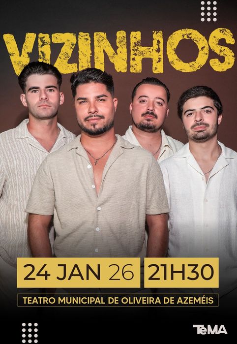 2 bilhetes Vizinhos no teatro municipal de oliveira de azeméis