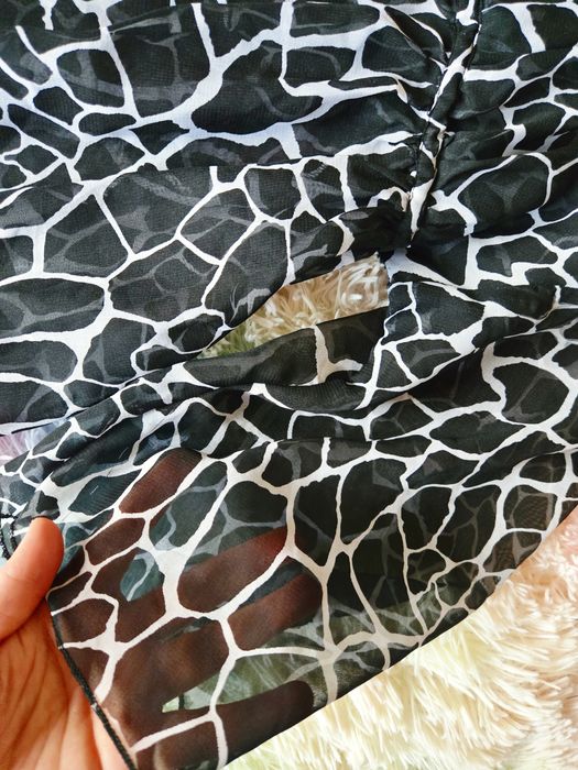 sukienka-tunika plażowa przezroczysta