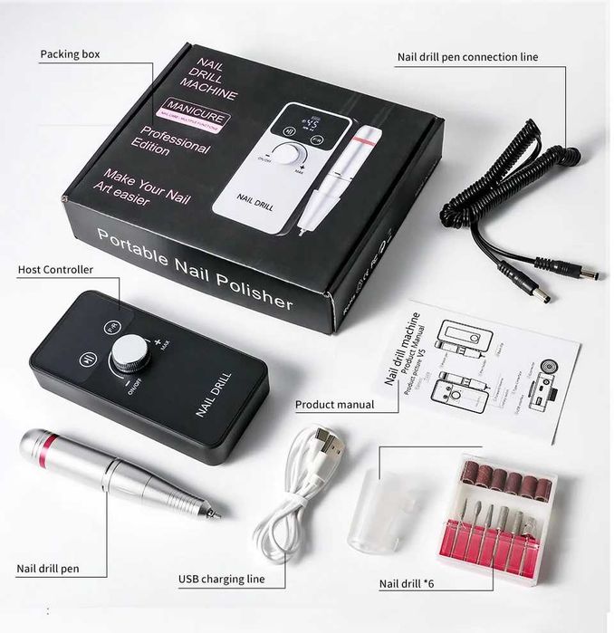 broca  portatil  45mil rpm nova