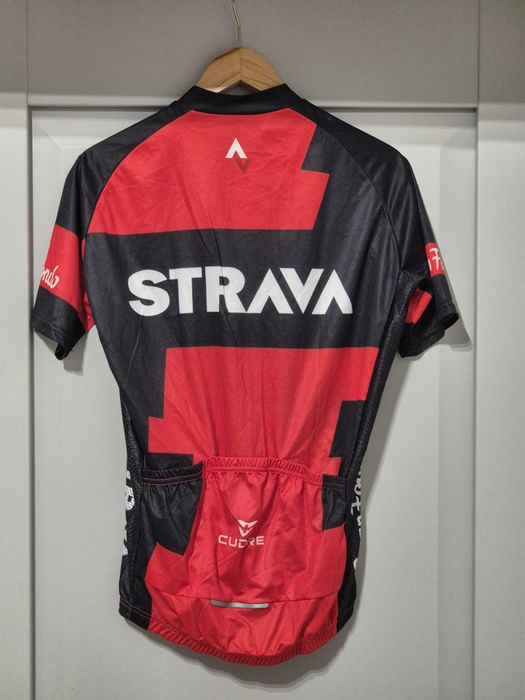 Koszulka rowerowa na suwak Strava roz. M