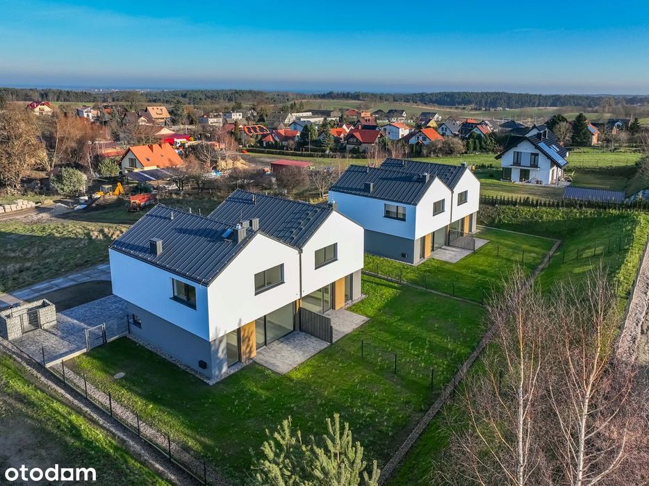 Nowy dom GOTOWY DO ODBIORU | duże okna i ogród | bez PCC