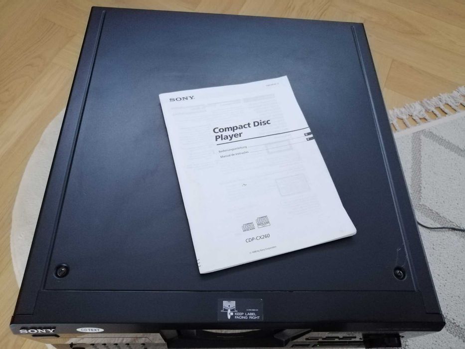 SONY zmieniarka CDP-CX260, Made in JAPAN, CD 200 TEXT