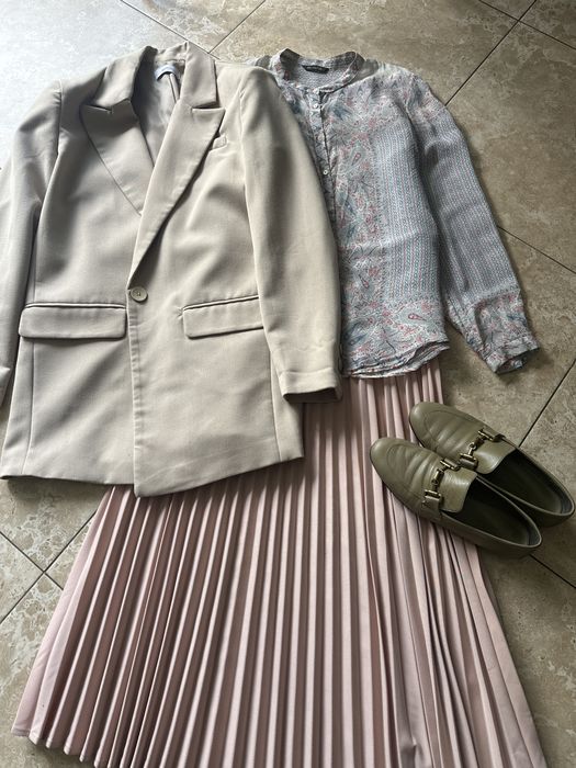 Продам блуза, лофери Massimo Dutti та  спідниця