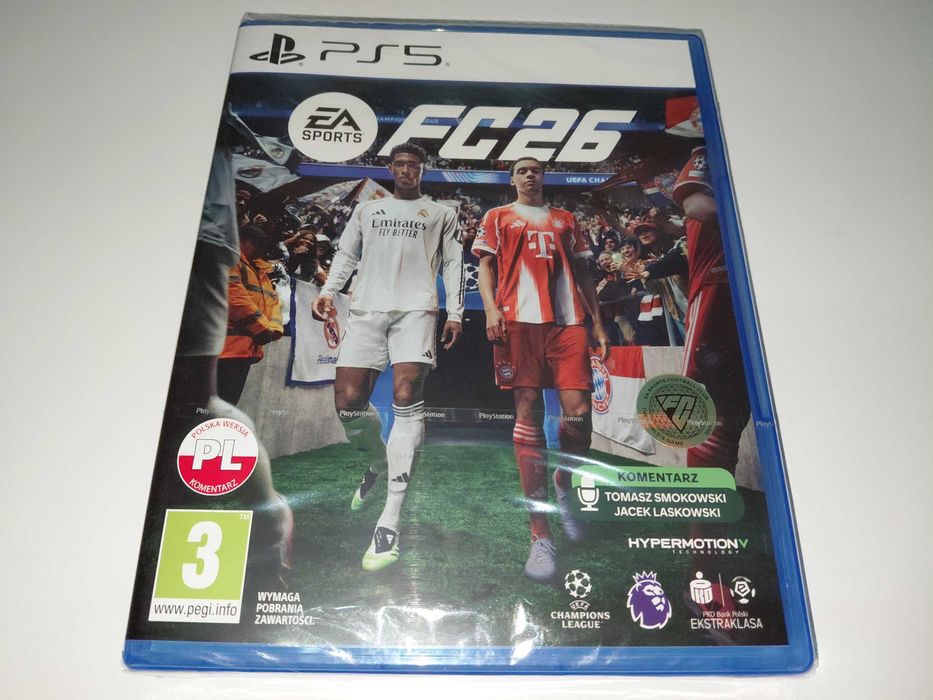 ps5 piłka nożna EA SPORTS FC 26 FIFA 26 PL komentarz po polsku, NOWA!