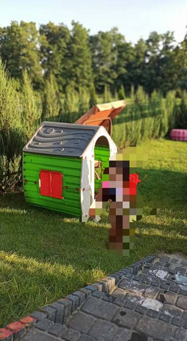 Domek dla dzieci plastikowy ogrodowy