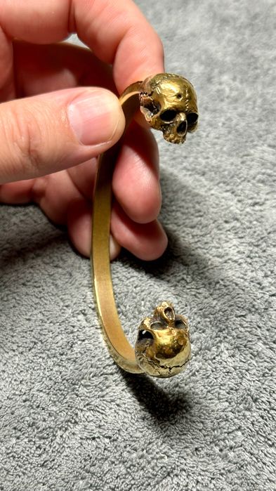 Pulseira caveira para homem