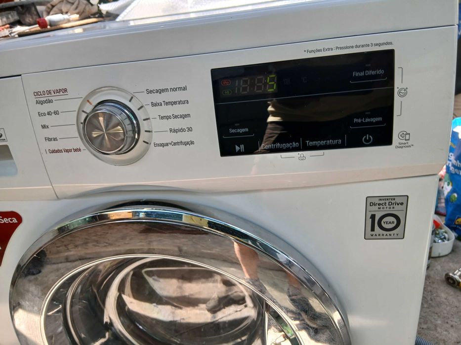 exelente maquina de lavar e secar roupa 8k 1400 rot c garantia