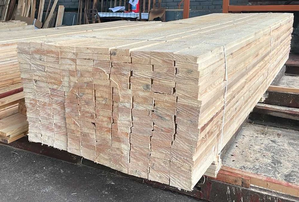 Брус 100х100 хвойных пород 130 грн м/п