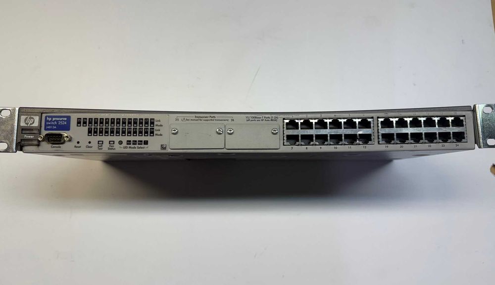 Switch, urządzenie sieciowe: HP ProCurve 2524, Hewlett-Packard