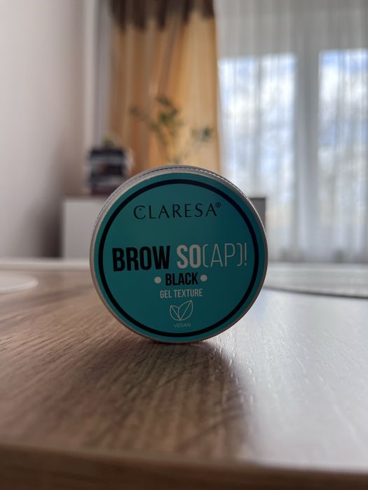 Claresa Brow Soap Black czarne mydełko do stylizacji brwi
