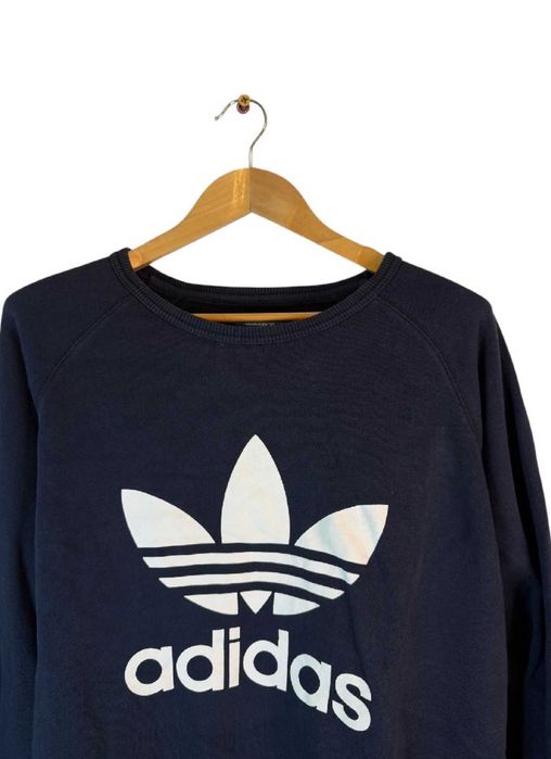 Bluza Adidas originals granatowa duże logo XL