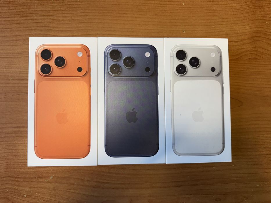 iPhone 17 PRO 256GB Silver, Deep Blue, Cosmic Orange z PL GW Warszawa.
