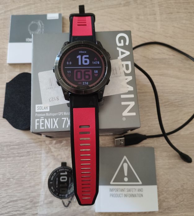 Garmin Fenix 7X Solar - niewiele używany