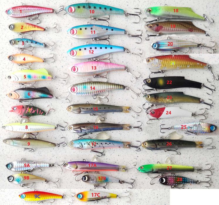 Вобы Вибы Madness Smith Jumrize Eclipse Longin Daiwa Jackson