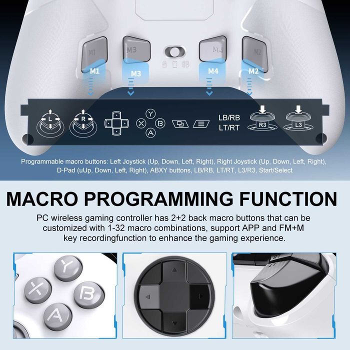 PXN P5 Bezprzewodowy kontroler do gier PC Nintendo Switch Android iOS