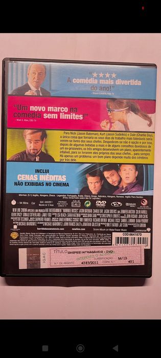DVD chefes intraguaveis