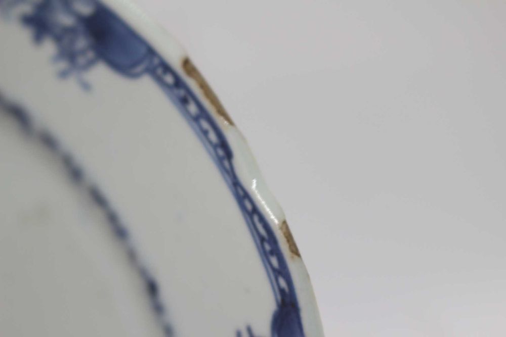 Prato Porcelana Chinesa Companhia das Índias XVIII