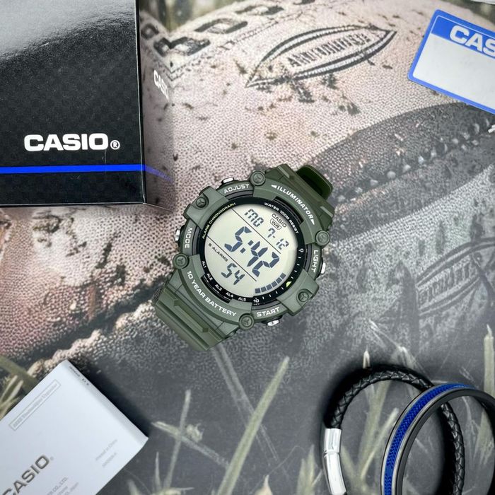 Чоловічий годинник Casio AE-1500WHX-3A Original | Спортивний | 100 м водозахист