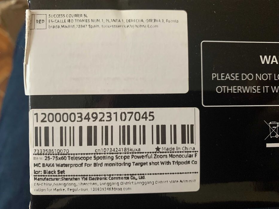 Телескоп LG70 25-75x60, монокуляр, подзорная труба FMC BAK4