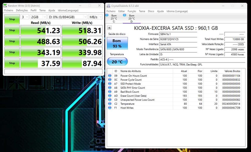 SSD SATA Kioxia Exceria 1TB