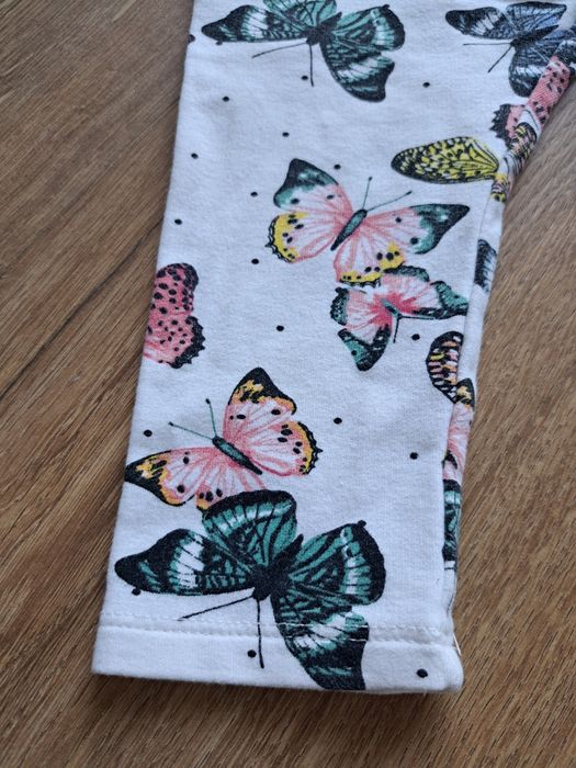 Legginsy w motylki H&M 80